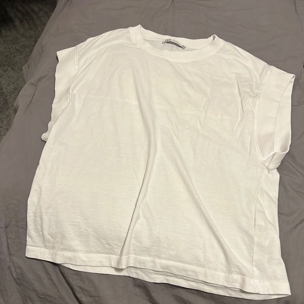 Zara white top (size small)